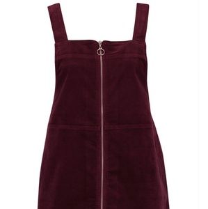 Zip Pinafore OverAll Dress